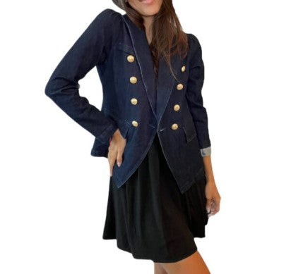 RIO DENIM BLAZER W PALM BEACH PATCH