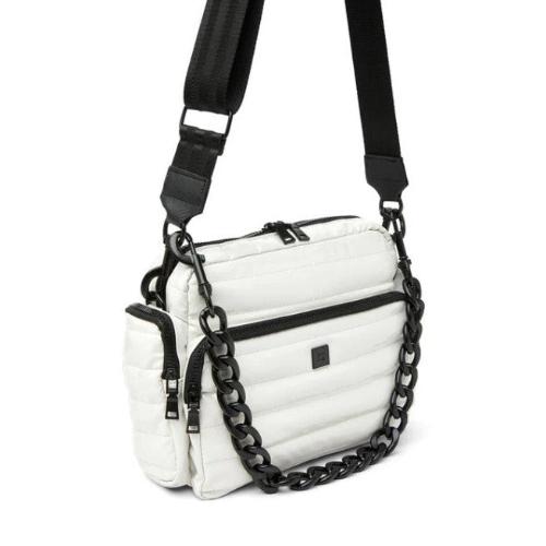 IVORY PATENT TRINITY BAG