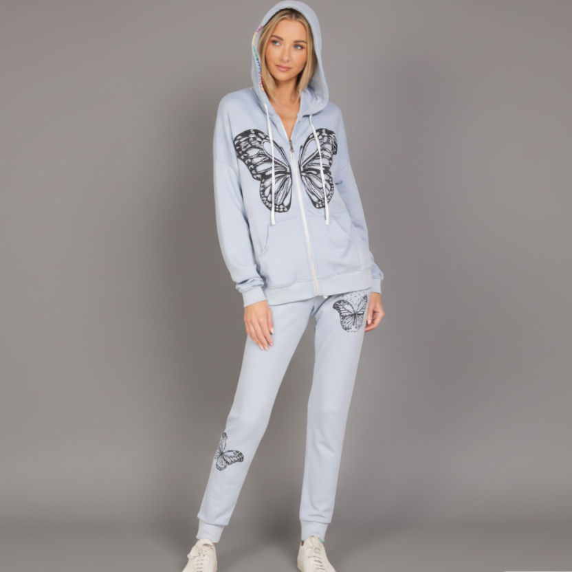 JESS BUTTERFLY HAMSA JOGGER