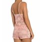 LACE CAMISOLE AND SHORT SET IN MELON
