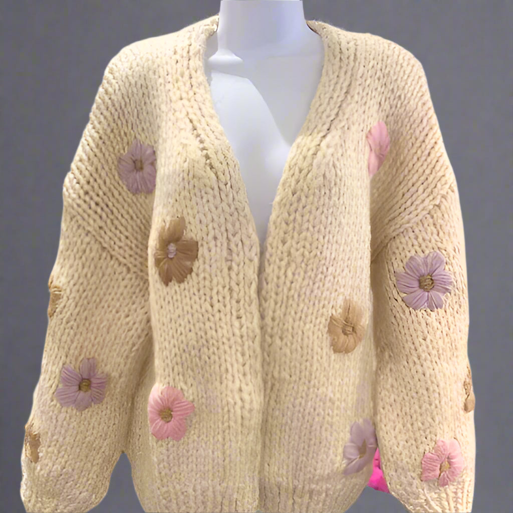 TAYA FLOWER CARDIGAN