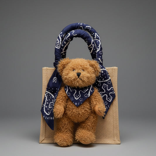MINI TEDDY BEAR TOTE BAG