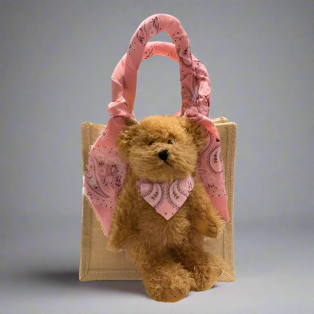 MINI TEDDY BEAR TOTE BAG
