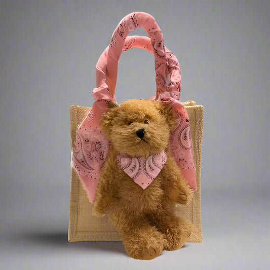 MINI TEDDY BEAR TOTE BAG