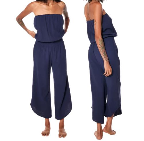 AVIANA NOMAD/NAVY GAUZE JUMPSUIT