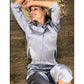 CLASSIC PURE SILK CROPPED PJ SET